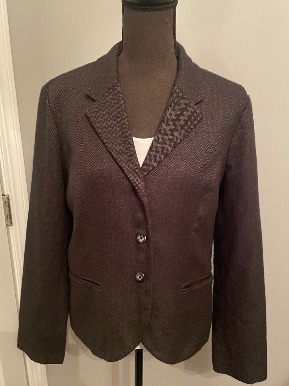 Gap Herringbone Academy Blazer